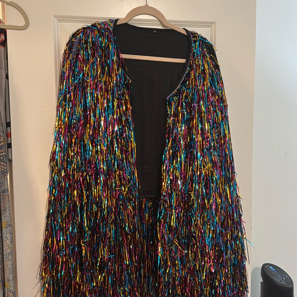 Plus Size Tinsel Jacket - 2x